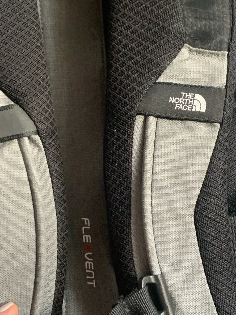 The North Face Generator Backpack  Laptop Zinc Gray Embroidered